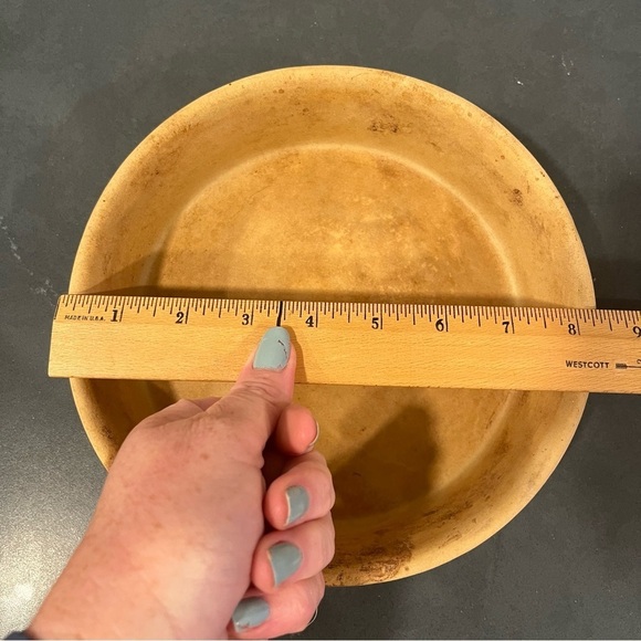 Pampered Chef stoneware 8” mini baker round pan - Picture 5 of 9